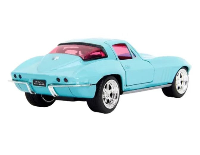 Auto Chevrolet Corvette 1966 Pink Slips Jada Escala 1:32 Mide 13 Cm de Largo