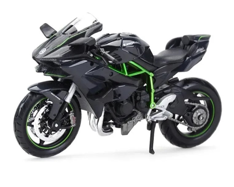Moto Kawasaki Ninja H2 R Escala 1/12 Maisto Coleccionables 17 Cm de Largo