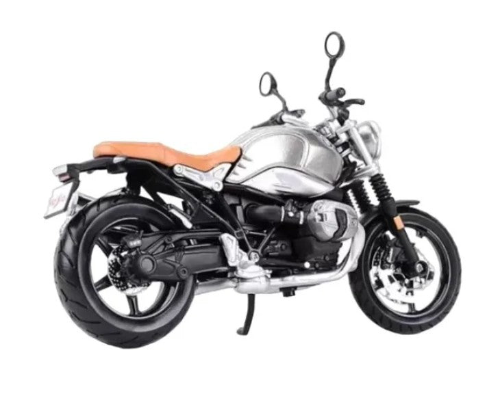 Moto Bmw R Ninet Sclambler Escala 112 Maisto Coleccionables 18 Cm de Largo