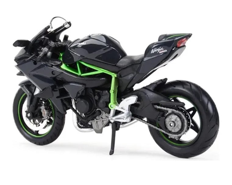 Moto Kawasaki Ninja H2 R Escala 1/12 Maisto Coleccionables 17 Cm de Largo
