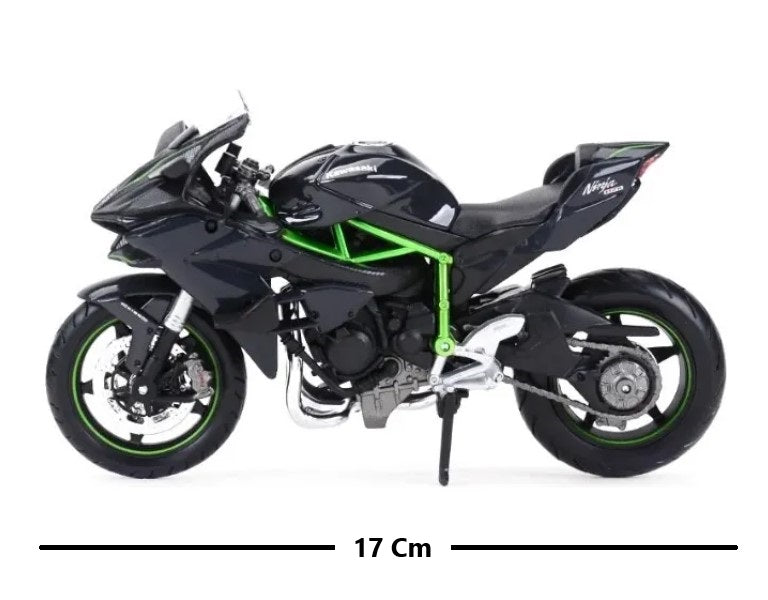 Moto Kawasaki Ninja H2 R Escala 1/12 Maisto Coleccionables 17 Cm de Largo