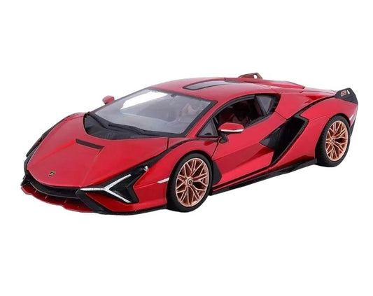 Auto De Colección Lamborghini Sián Fkp 37 Burago Escala 1:24 Mide 20 Cm de Largo