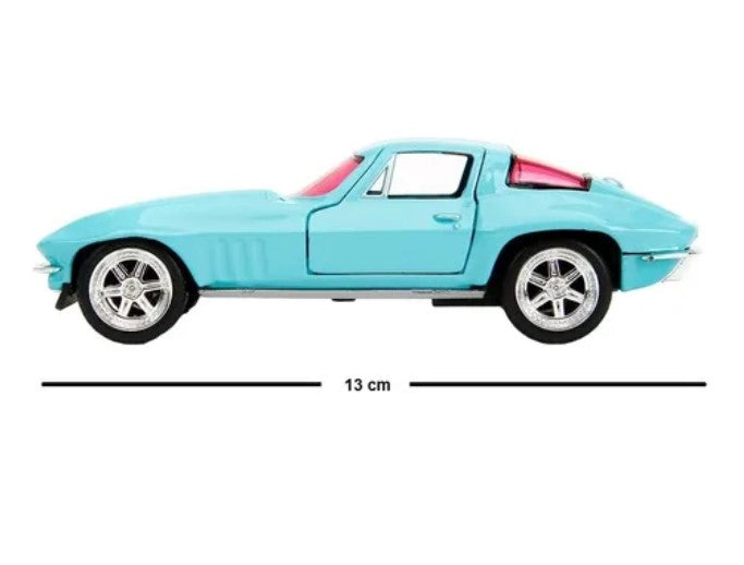 Auto Chevrolet Corvette 1966 Pink Slips Jada Escala 1:32 Mide 13 Cm de Largo