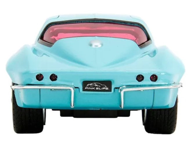Auto Chevrolet Corvette 1966 Pink Slips Jada Escala 1:32 Mide 13 Cm de Largo