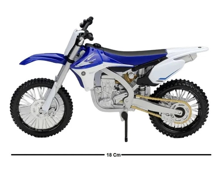Moto Yamaha Yz450f Escala 1/12 Maisto Coleccionables 18 Cm de Largo